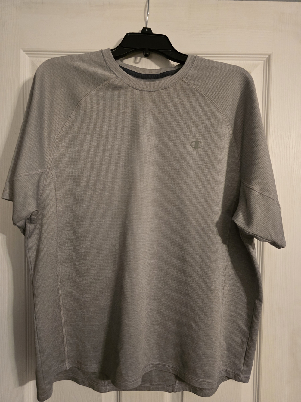 Champion Heather Gray Double Dry T-Shirt Size X-Large